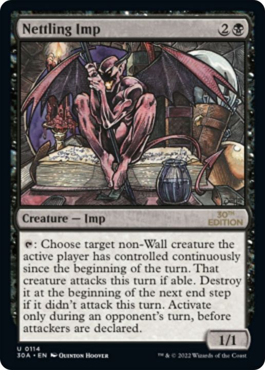 Nettling Imp in the group Magic the Gathering / Types / Colors / Black at Proxyprinters.com (26657)