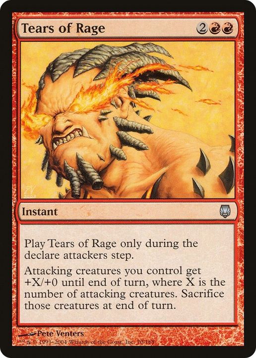 Tears of Rage in the group Magic the Gathering / Types / Colors / Red at Proxyprinters.com (2666)