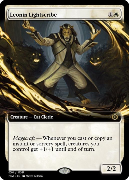 Leonin Lightscribe in the group Magic the Gathering / Types / Colors / White at Proxyprinters.com (2668)