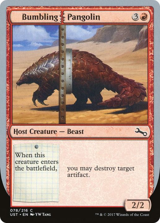 Bumbling Pangolin in the group Magic the Gathering / Types / Colors / Red at Proxyprinters.com (26694)