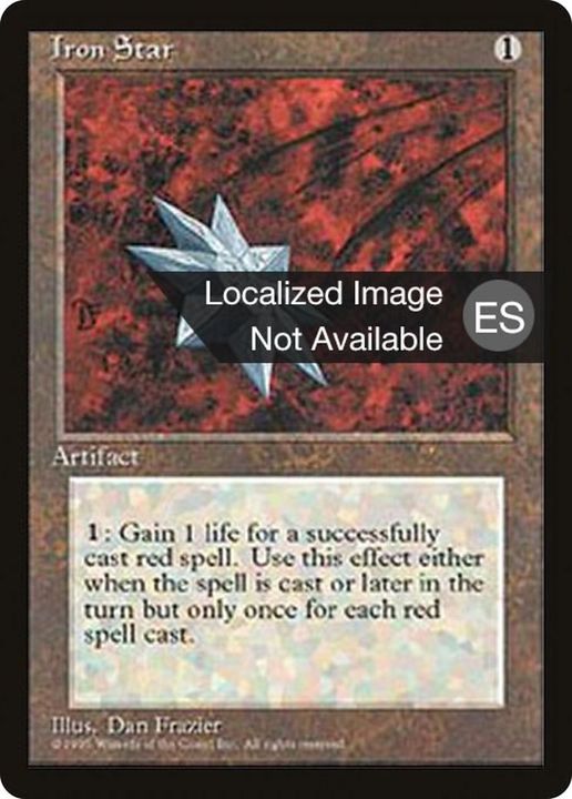 Iron Star in the group Magic the Gathering / Sets / Fourth Edition Foreign Black Border at Proxyprinters.com (26695)