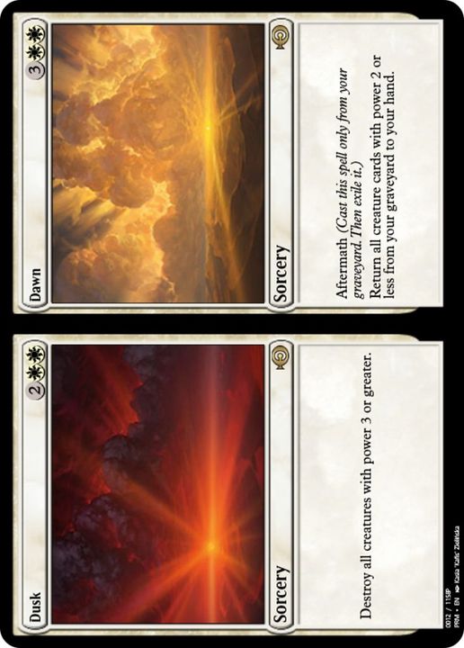 Dusk // Dawn in the group Magic the Gathering / Types / Colors / White at Proxyprinters.com (26712)