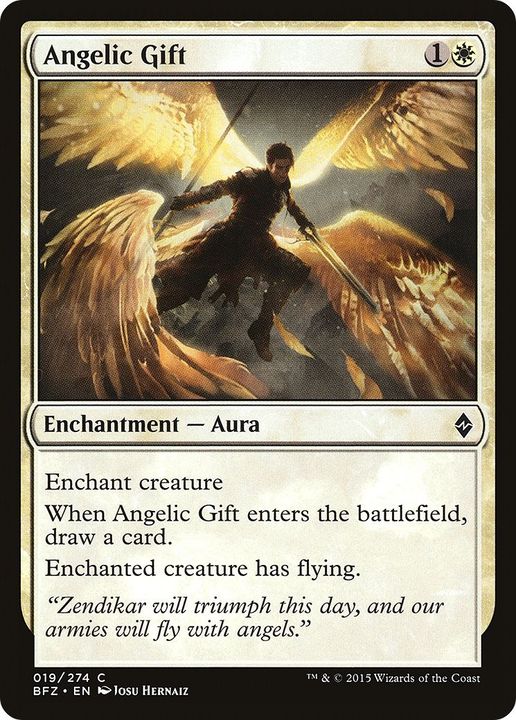 Angelic Gift in the group Magic the Gathering / Types / Colors / White at Proxyprinters.com (26714)