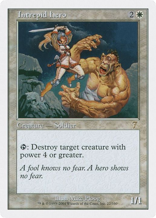 Intrepid Hero in the group Magic the Gathering / Types / Creatures / Human at Proxyprinters.com (26719)