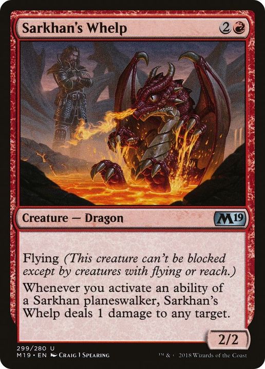 Sarkhan's Whelp in the group Magic the Gathering / Types / Colors / Red at Proxyprinters.com (2674)