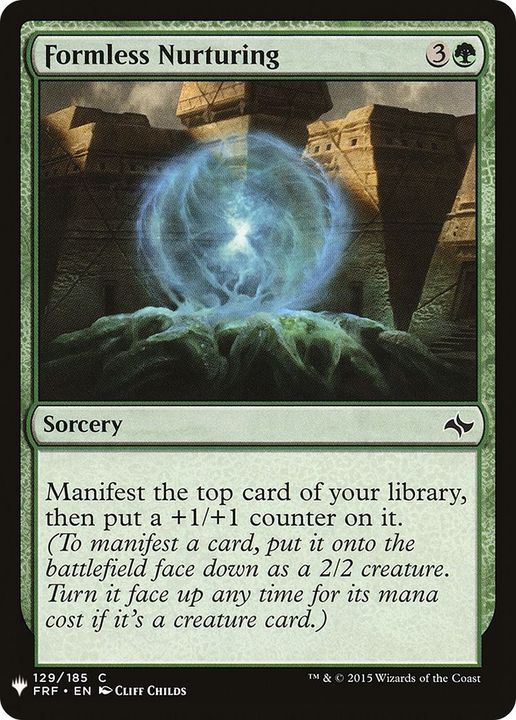 Formless Nurturing in the group Magic the Gathering / Sets / The List at Proxyprinters.com (26761)