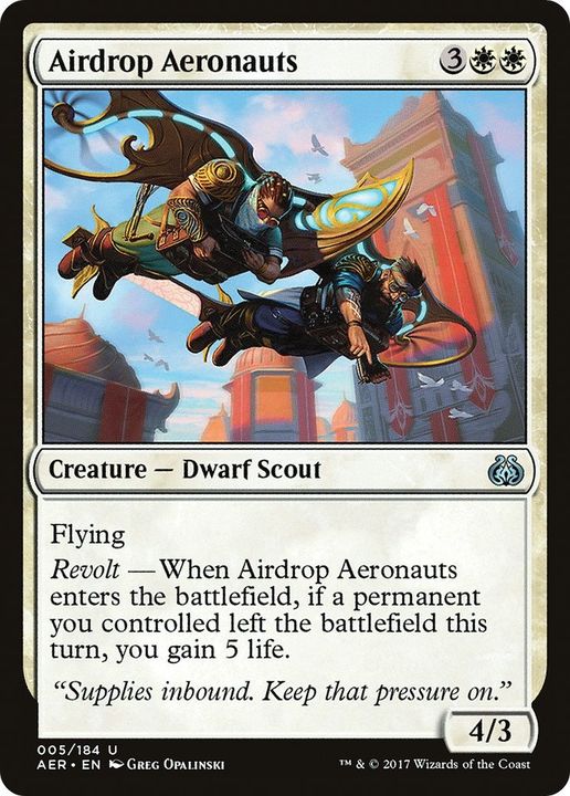 Airdrop Aeronauts in the group Magic the Gathering / Types / Colors / White at Proxyprinters.com (26816)