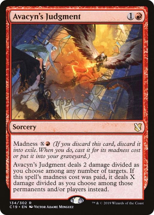 Avacyn's Judgment in the group Magic the Gathering / Types / Colors / Red at Proxyprinters.com (26820)