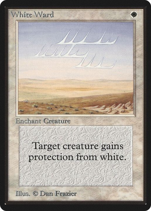 White Ward in the group Magic the Gathering / Types / Colors / White at Proxyprinters.com (26825)