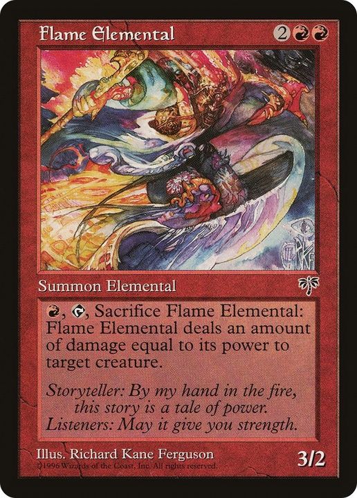 Flame Elemental in the group Magic the Gathering / Types / Colors / Red at Proxyprinters.com (26835)