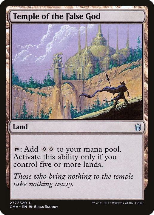 Temple of the False God in the group Magic the Gathering / Types / Colors / Colorless at Proxyprinters.com (26842)