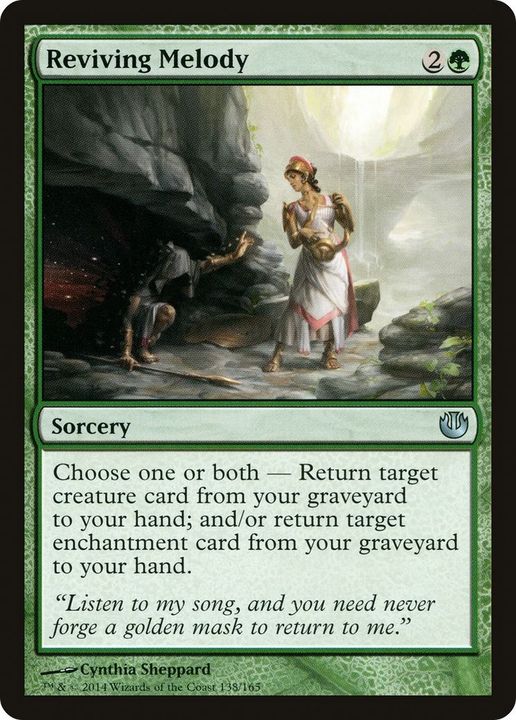 Reviving Melody in the group Magic the Gathering / Types / Colors / Green at Proxyprinters.com (26885)