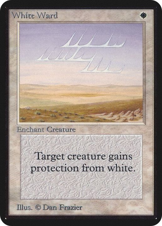 White Ward in the group Magic the Gathering / Types / Colors / White at Proxyprinters.com (26887)