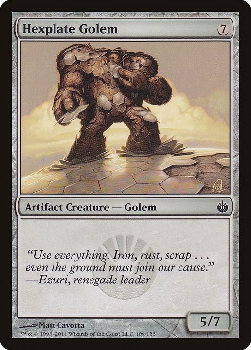 Hexplate Golem in the group Magic the Gathering / Types / Colors / Colorless at Proxyprinters.com (26900)