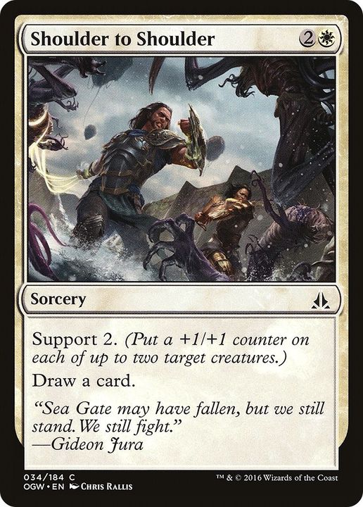 Shoulder to Shoulder in the group Magic the Gathering / Types / Colors / White at Proxyprinters.com (26929)