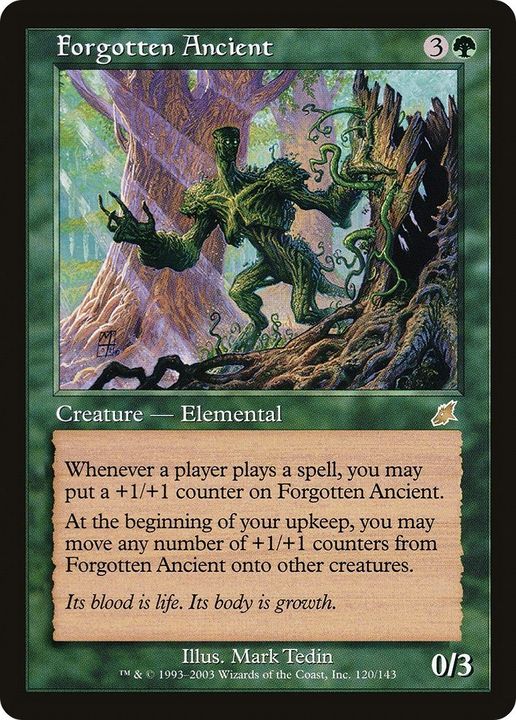 Forgotten Ancient in the group Magic the Gathering / Types / Colors / Green at Proxyprinters.com (26933)