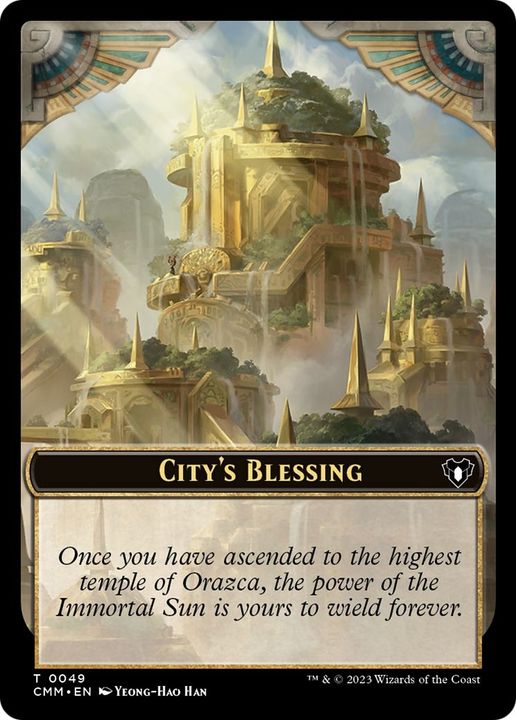 City's Blessing in the group Magic the Gathering / Sets / Commander Masters Tokens at Proxyprinters.com (26948)