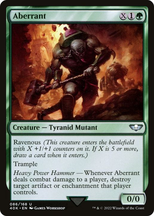 Aberrant in the group Magic the Gathering / Types / Colors / Green at Proxyprinters.com (26949)