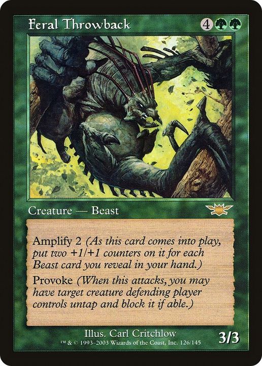 Feral Throwback in the group Magic the Gathering / Sets / Legions at Proxyprinters.com (26950)