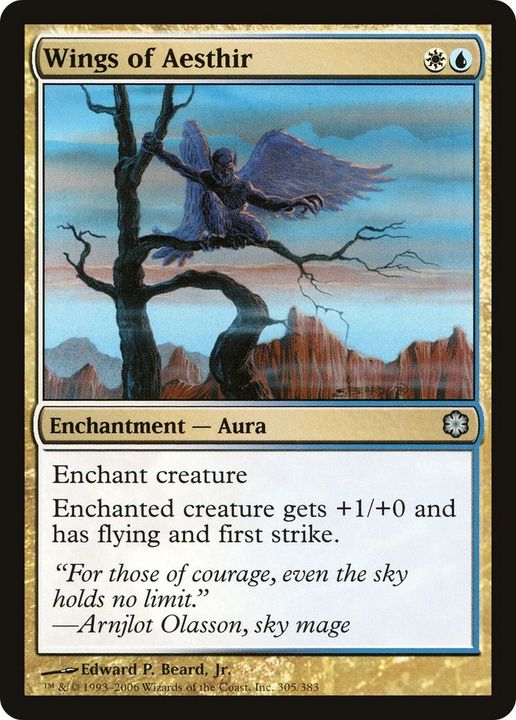 Wings of Aesthir in the group Magic the Gathering / Types / Colors / Multicolors / U, W at Proxyprinters.com (26962)