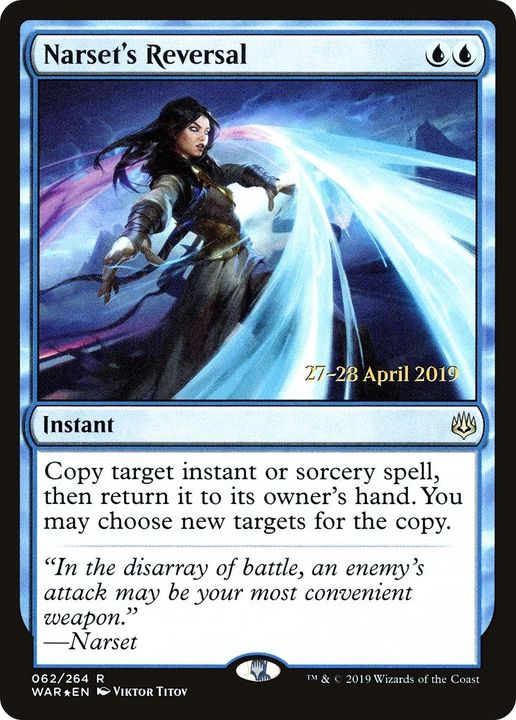 Narset's Reversal in the group Magic the Gathering / Sets / War of the Spark Tokens at Proxyprinters.com (26984)