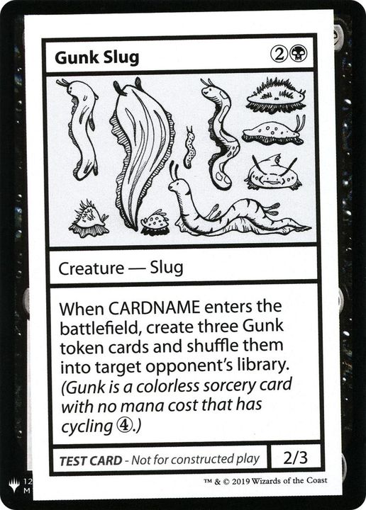 Gunk Slug in the group Magic the Gathering / Types / Colors / Black at Proxyprinters.com (26992)