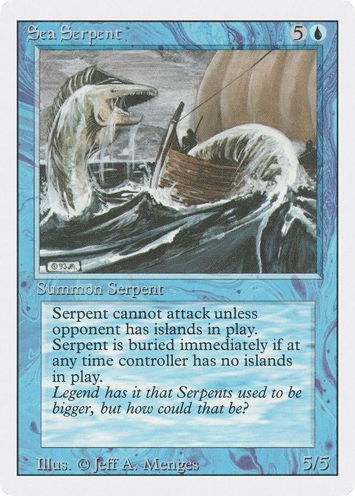 Sea Serpent in the group Magic the Gathering / Types / Colors / Blue at Proxyprinters.com (27007)