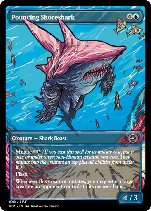 Pouncing Shoreshark in the group Magic the Gathering / Types / Colors / Blue at Proxyprinters.com (27013)