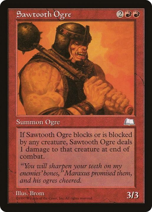 Sawtooth Ogre in the group Magic the Gathering / Sets / Welcome Deck 2016 at Proxyprinters.com (27050)