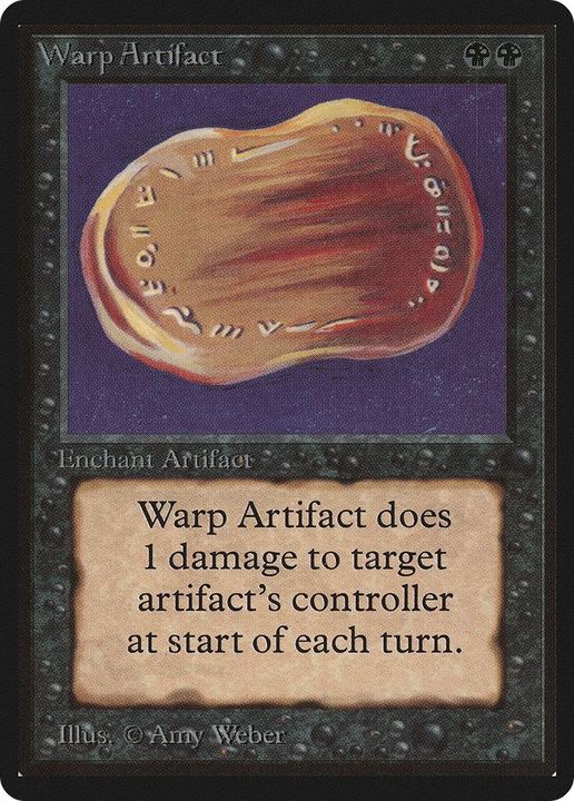 Warp Artifact in the group Magic the Gathering / Types / Colors / Black at Proxyprinters.com (27055)