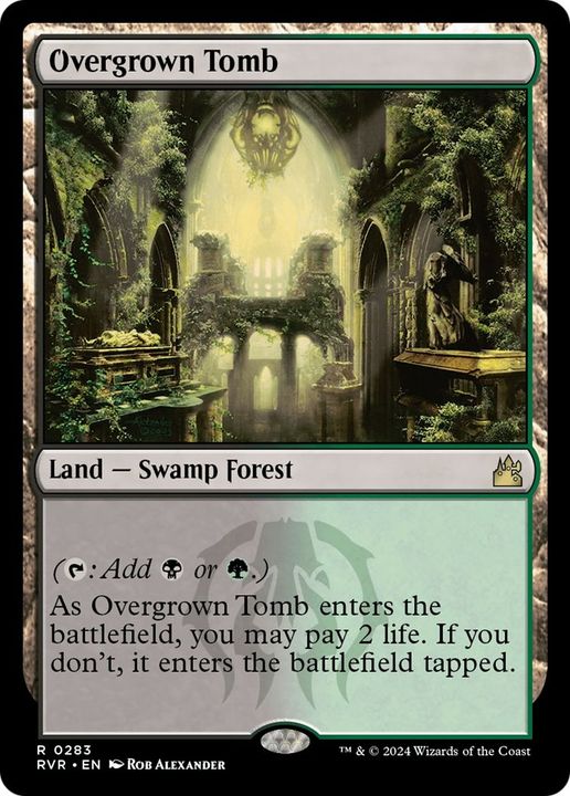 Overgrown Tomb in the group Magic the Gathering / Sets / Ravnica: City of Guilds Promos at Proxyprinters.com (27058)