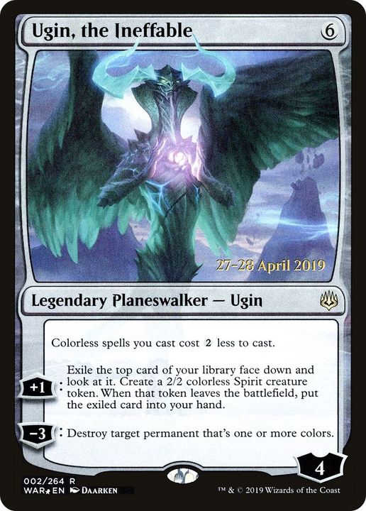 Ugin, the Ineffable in the group Magic the Gathering / Sets / War of the Spark Tokens at Proxyprinters.com (27068)