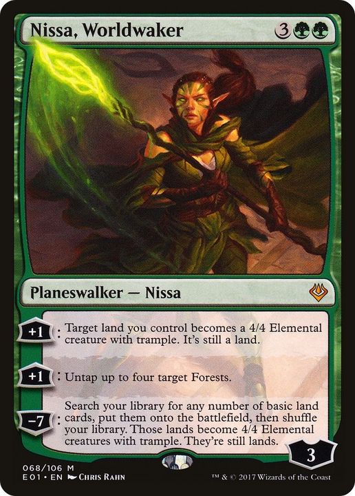 Nissa, Worldwaker in the group Magic the Gathering / Types / Colors / Green at Proxyprinters.com (27071)