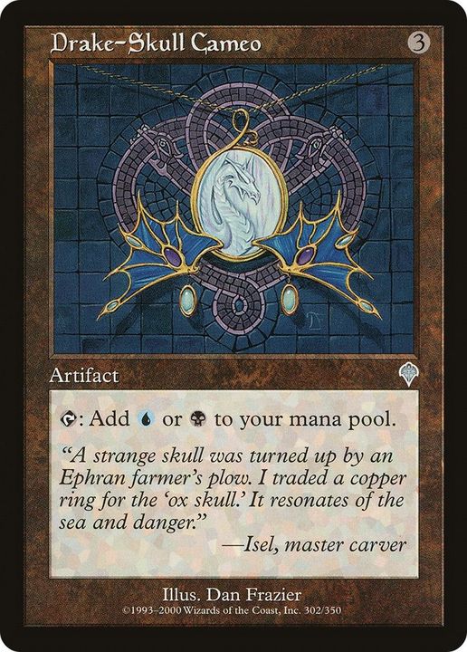 Drake-Skull Cameo in the group Magic the Gathering / Types / Artifacts / Artifact at Proxyprinters.com (27078)