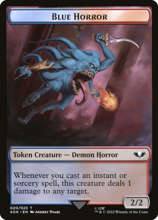 Blue Horror in the group Magic the Gathering / Types / Colors / Multicolors / R, U at Proxyprinters.com (27080)