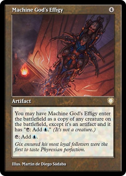 Machine God's Effigy in the group Advanced search at Proxyprinters.com (27090)