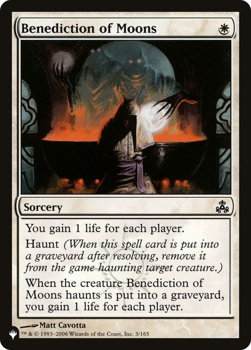 Benediction of Moons in the group Magic the Gathering / Types / Colors / White at Proxyprinters.com (27091)