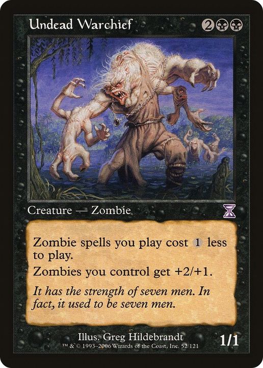 Undead Warchief in the group Magic the Gathering / Types / Creatures / Zombie at Proxyprinters.com (2711)