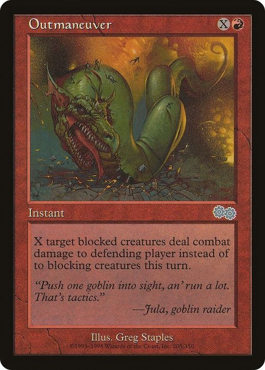 Outmaneuver in the group Magic the Gathering / Types / Colors / Red at Proxyprinters.com (27115)