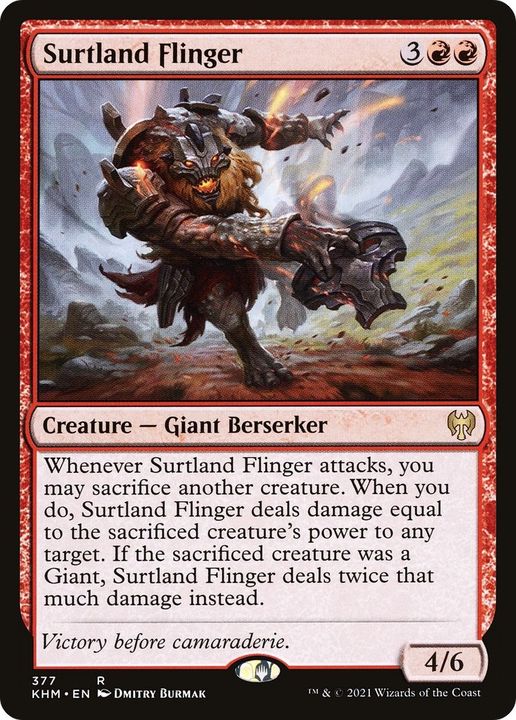 Surtland Flinger in the group Magic the Gathering / Types / Colors / Red at Proxyprinters.com (27127)