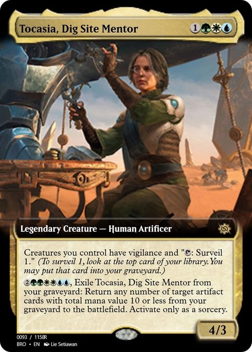 Tocasia, Dig Site Mentor in the group Magic the Gathering / Types / Creatures / Human at Proxyprinters.com (27131)