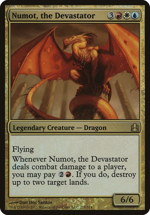 Numot, the Devastator in the group Magic the Gathering / Sets / Commander 2011 Oversized at Proxyprinters.com (2714)