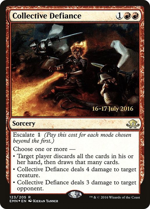 Collective Defiance in the group Magic the Gathering / Types / Colors / Red at Proxyprinters.com (27149)