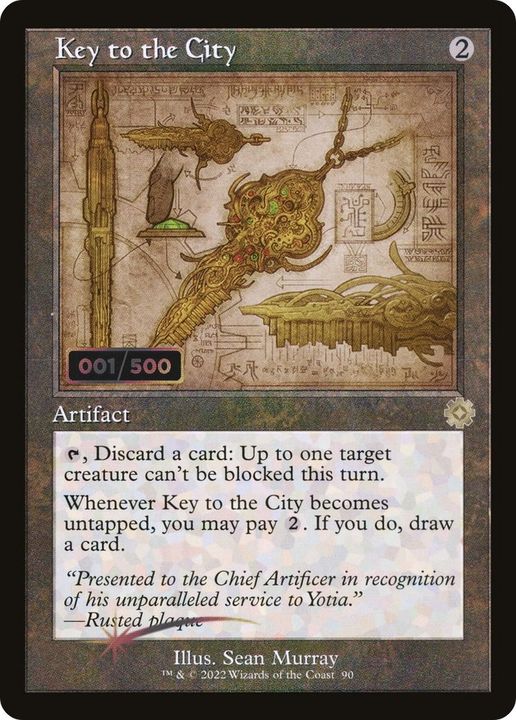 Key to the City in the group Magic the Gathering / Sets / The Brothers' War Retro Artifacts at Proxyprinters.com (2715)