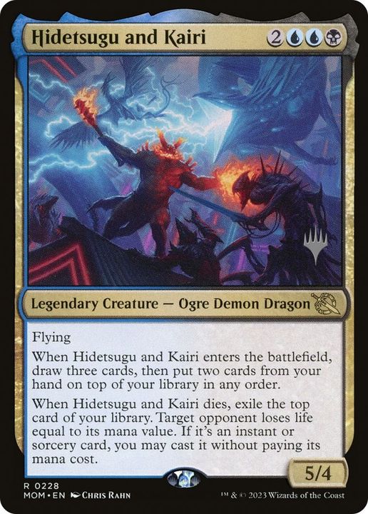 Hidetsugu and Kairi in the group Magic the Gathering / Types / Colors / Multicolors / B, U at Proxyprinters.com (27167)