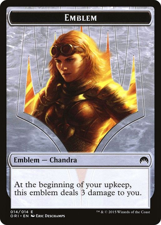 Chandra, Roaring Flame Emblem in the group Magic the Gathering / Types / Colors / Colorless at Proxyprinters.com (27179)