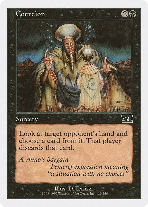 Coercion in the group Magic the Gathering / Types / Colors / Black at Proxyprinters.com (27187)