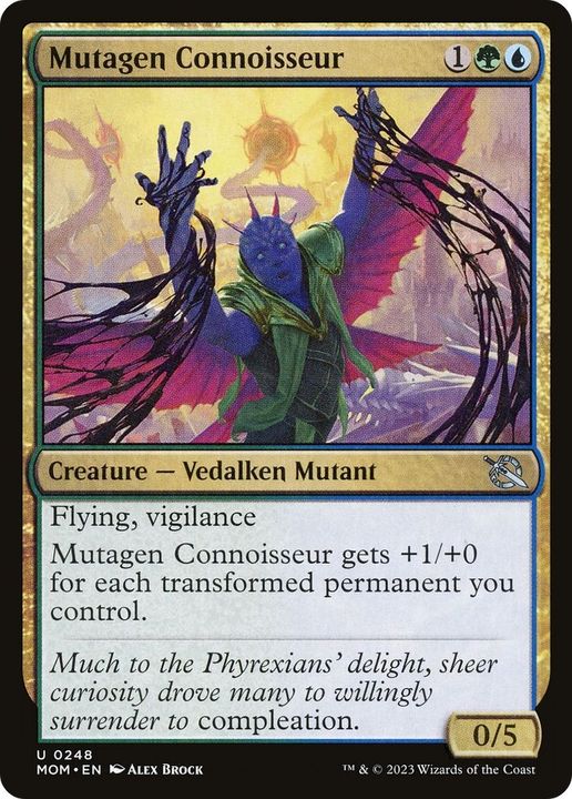 Mutagen Connoisseur in the group Magic the Gathering / Types / Colors / Multicolors / G, U at Proxyprinters.com (27193)