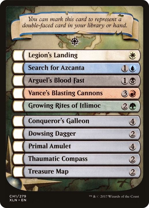 Ixalan Checklist in the group Magic the Gathering / Types / Colors / Colorless at Proxyprinters.com (27204)