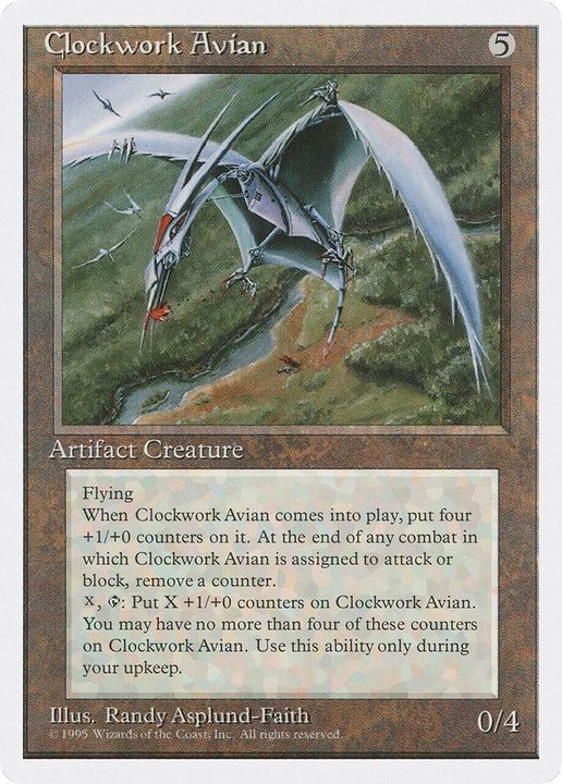 Clockwork Avian in the group Magic the Gathering / Sets / Fourth Edition at Proxyprinters.com (27216)